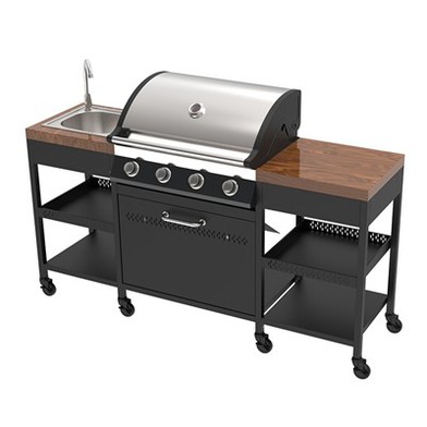 Kombinerte utendørs griller